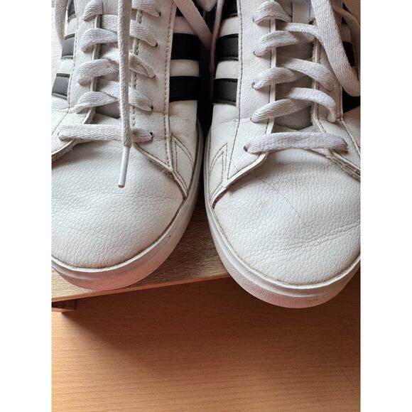 Adidas Cloudfoam Comfort Sneakers – Men’s Size 9 – White/Black - Picture 4 of 12